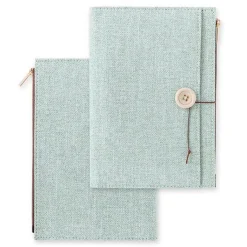 Midori | Funda de Tela para Cuadernos Yuru Log B6 Light Blue