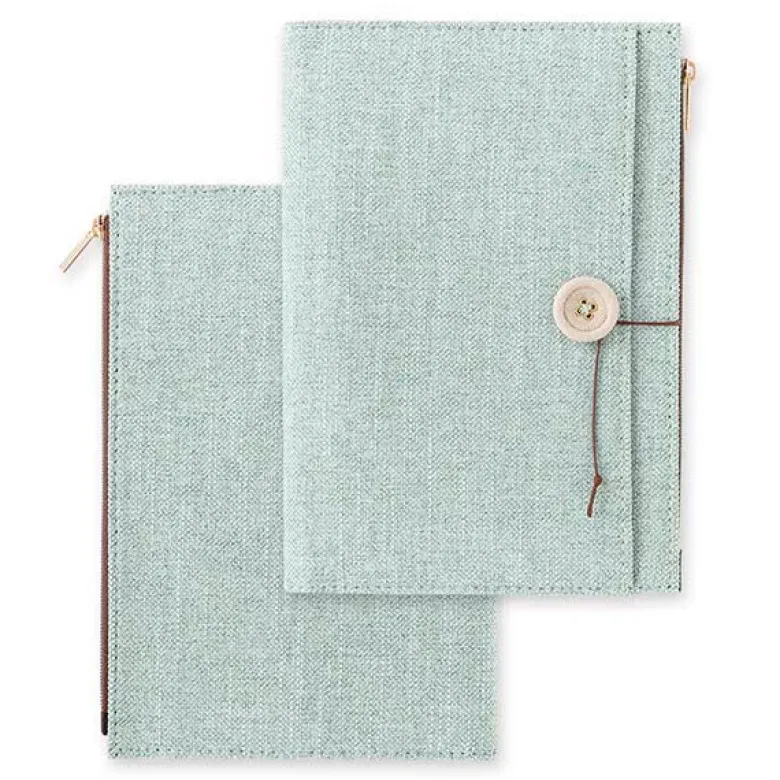 Midori | Funda de Tela para Cuadernos Yuru Log B6 Light Blue