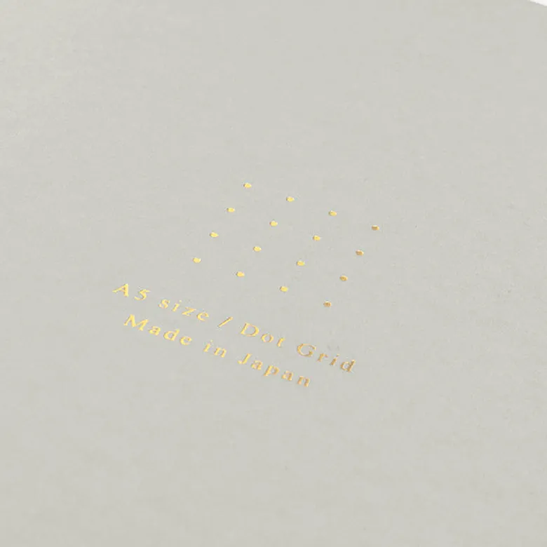 Midori | Libreta Color A5 Puntos Gray