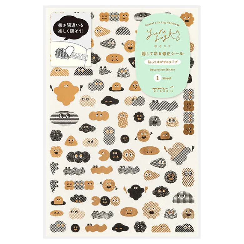 Midori | Pegatinas Yuru Log Camouflage Mini Monster