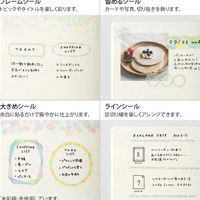 Midori | Pegatinas Yuru Log Forest Animal (2pc)