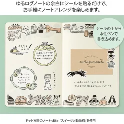 Midori | Pegatinas Yuru Log Sweets & Animals (2pc)