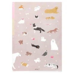 Midori | Portafolios de 3 Compartimentos A4 Dog A