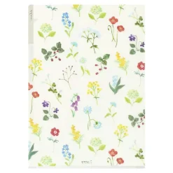 Midori | Portafolios de 3 Compartimentos A4 Flowers C