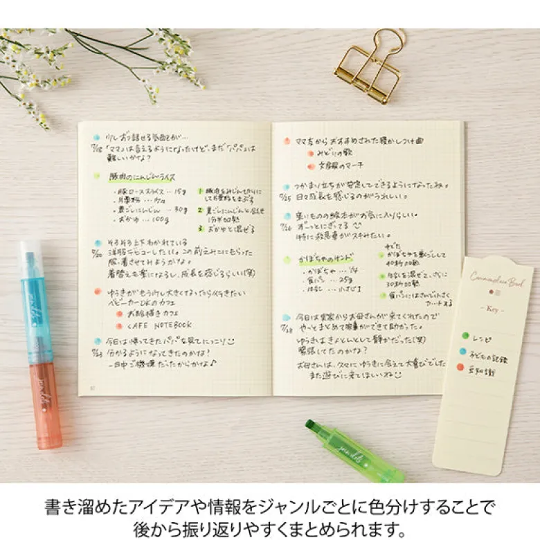 Midori | Rotulador Multicolor Connecting Pen Join Dots Dark