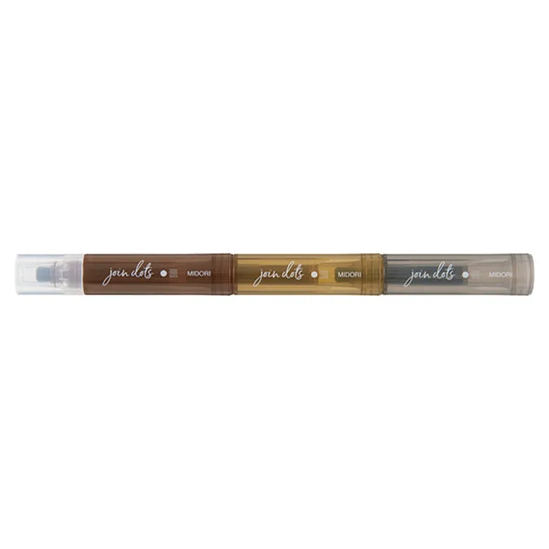 Midori | Rotulador Multicolor Connecting Pen Join Dots Mocha