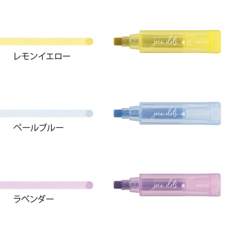 Midori | Rotulador Multicolor Connecting Pen Join Dots Pastel
