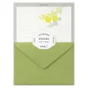 Midori | Set de Cartas Letterpress Bouquet Yellow