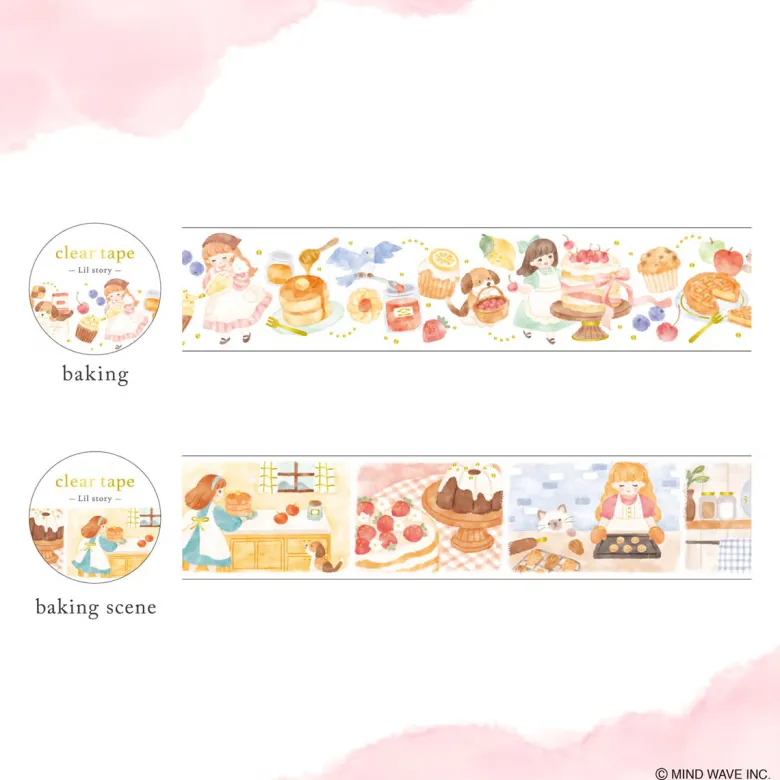 Mind Wave | Lil Story Bakery Clear Tape