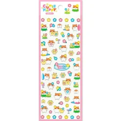 Mind Wave | Pegatinas Cutie Happy Hawaiian Hamster