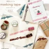 Mind Wave | Ribbon Die-Cut Gingham Check Gray Washi Tape