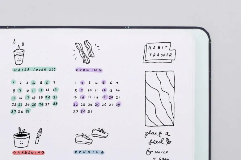 Mossery | Cuaderno Threadbound A5 Cat Paradise (Puntos)