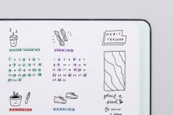 Mossery | Cuaderno Threadbound A5 Black Speckle (Puntos)