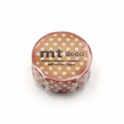 MT Masking Tape | Dot Deep Orange Washi Tape