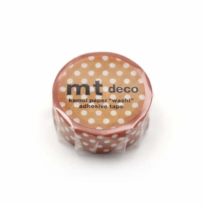 MT Masking Tape | Dot Deep Orange Washi Tape