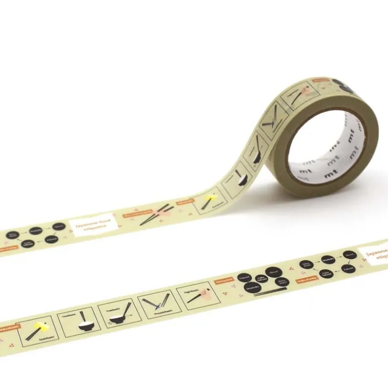 MT Masking Tape | Japanese Traditional Dinner Etiquette Washi Tape
