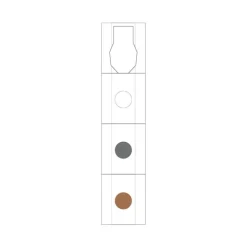 MU LifeStyle | Set de Tinta para Sellos Ink Pen 09 Log Cabin