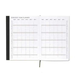 Octagon | Agenda Weekly Planner A5 Black 2026-2027 (Semanal)