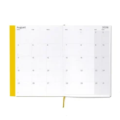 Octagon | Agenda Weekly Planner A5 Yellow 2026-2027 (Semanal)