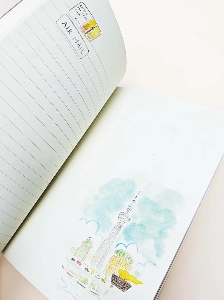 Paperways | Cuaderno de Viaje Ilustrado L'Après-midi Tokyo Sky Tree