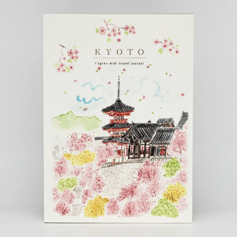 Paperways | Cuaderno de Viaje Ilustrado Travel Journal L'Après-midi Kyoto Kiyomizu Spring
