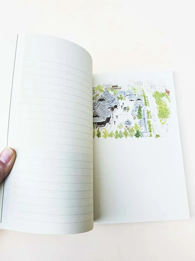 Paperways | Cuaderno de Viaje Ilustrado Travel Journal L'Après-midi Kyoto Hokanji