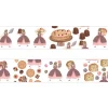 Papier Platz | Necktie Sweets Are Baked Washi Tape