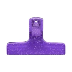 Penco | Clip de Plástico Glitter Purple