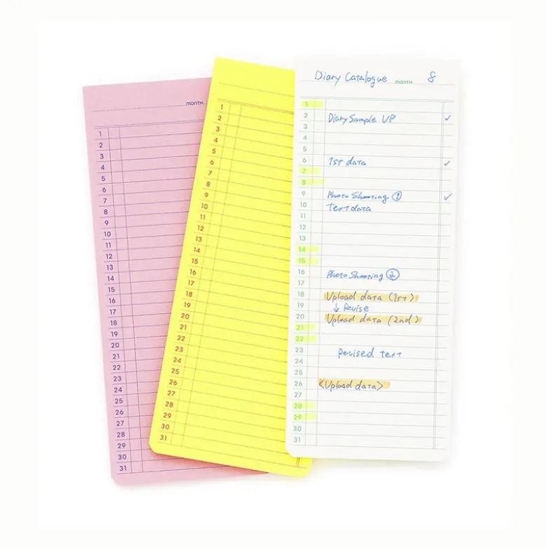 Penco | Notas Adhesivas Monthly Pink