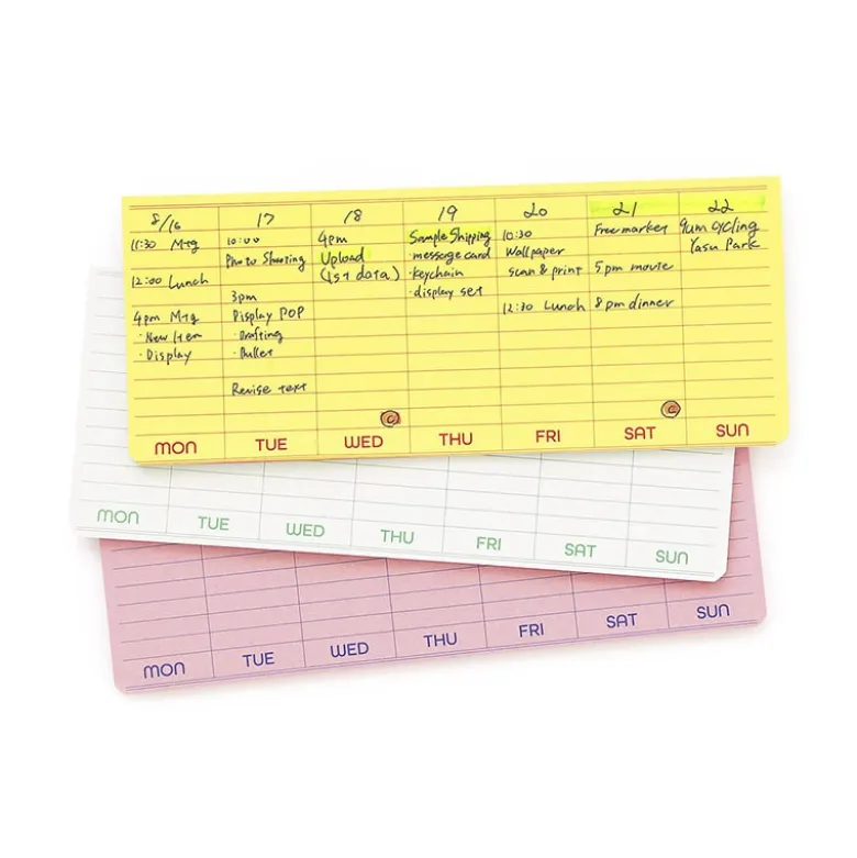 Penco | Notas Adhesivas Weekly Pink