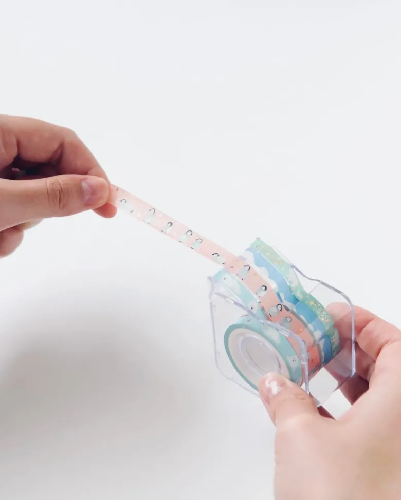 RyuRyu | Set de Washi Tapes Slim Ice Friends
