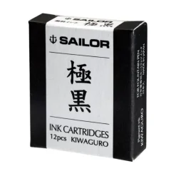 Sailor | Cartuchos Recambio de Tinta Negra Kiwaguro