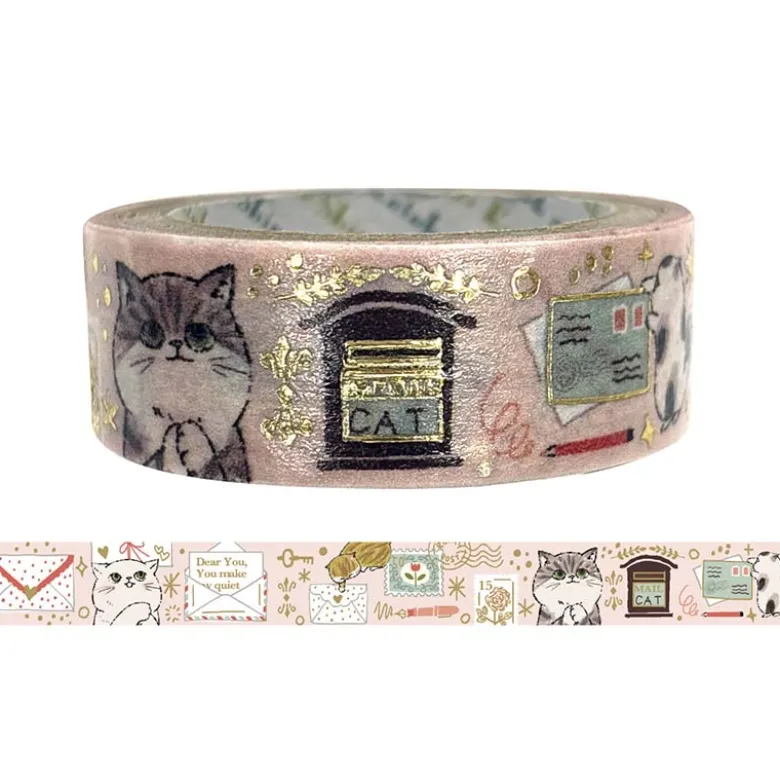 Seal-do | Kirapika My Dear Cats Letter Cats Washi Tape