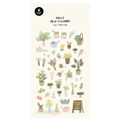 Suatelier | Pegatinas Flower Cafe