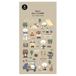Suatelier | Pegatinas Let's Go Camping