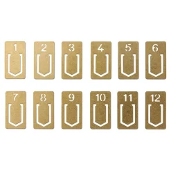 Traveler's Company | Clips Numerados Brass