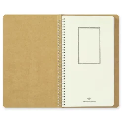 Traveler's Company | Cuaderno con Espiral A5 Slim Papel Blanco