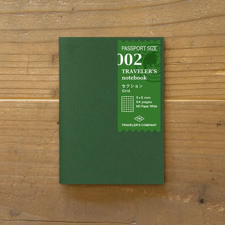 Traveler's Company | Recambio Passport 002 Cuaderno Cuadros