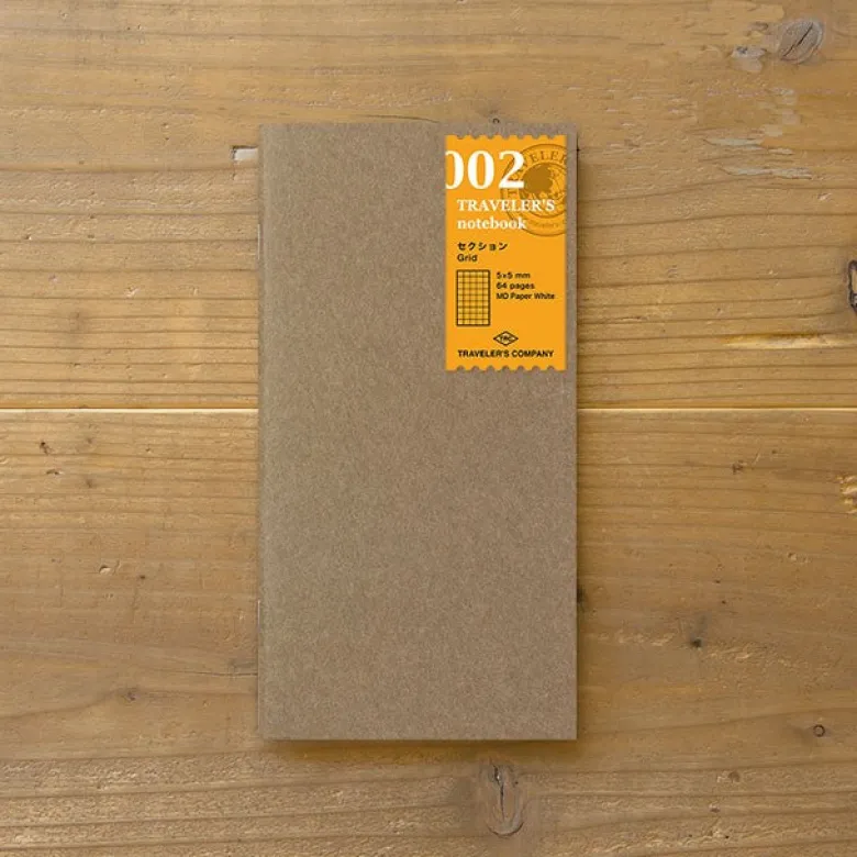 Traveler's Company | Recambio Regular 002 Cuaderno Cuadrícula