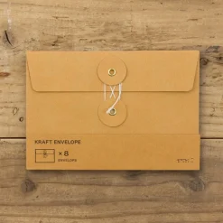 Traveler's Company | Set de Sobres Kraft M Naranja