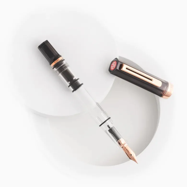 TWSBI | Pluma Estilográfica ECO Smoke With Rose Gold EF