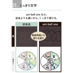 Uniball | Bolígrafo ONE Fika Color 0.38 Cappuccino Brown
