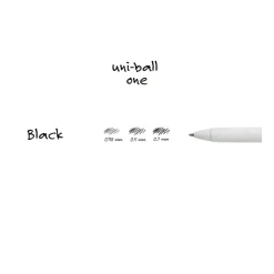 Uniball | Bolígrafo ONE 0.5 Negro