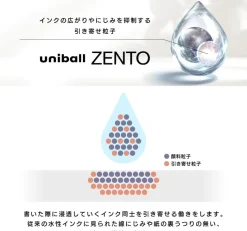 Uniball | Bolígrafo Zento Basic 0.38 Blue (Tinta Azul)