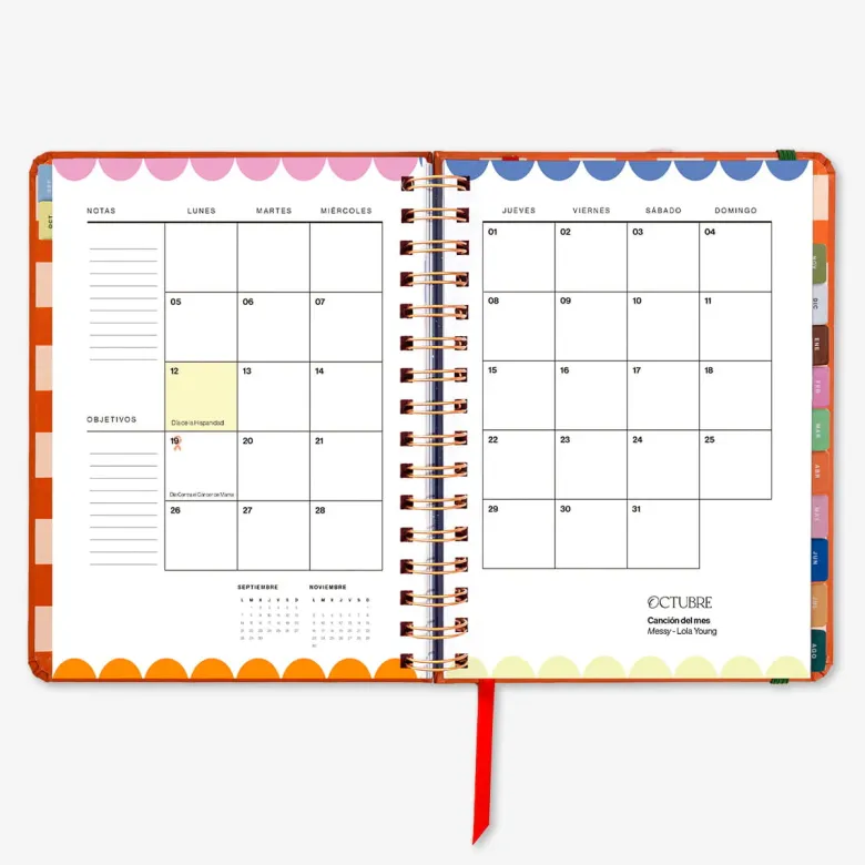 Uo Estudio | Agenda Escolar Sunset 2026-2027 (Semanal)