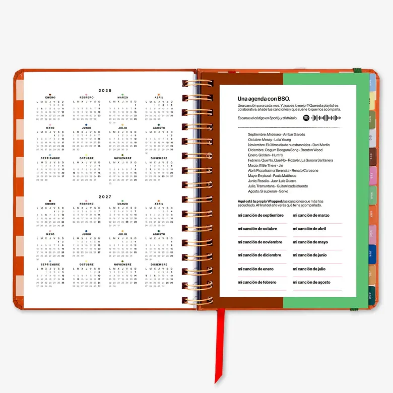 Uo Estudio | Agenda Escolar Sunset 2026-2027 (Semanal)