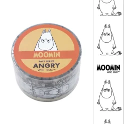 World Craft | Moomin Face Series Angry Clear Tape