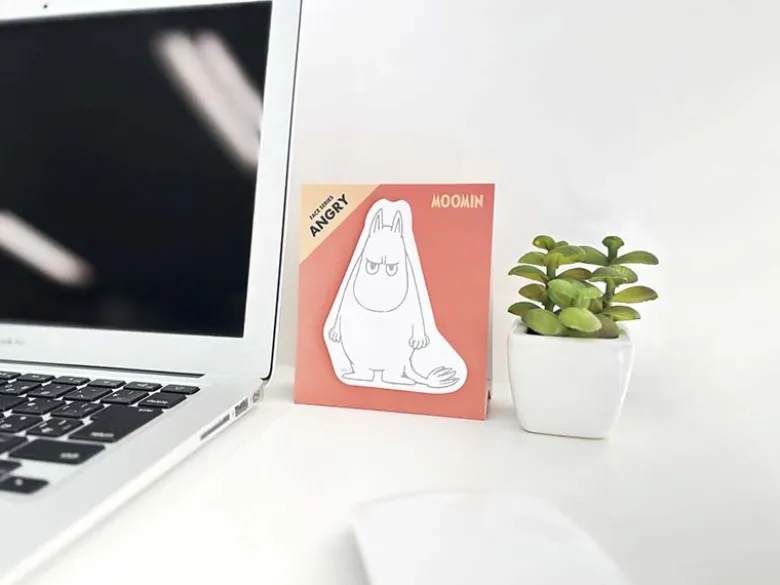 World Craft | Notas Adhesivas Moomin Face Series Happy