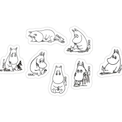 World Craft | Pegatinas Moomin Face Series Thinking