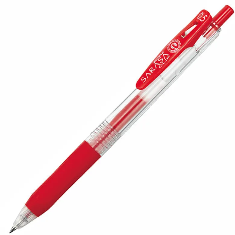 Zebra | Bolígrafo Gel Sarasa Clip 0.5mm Rojo